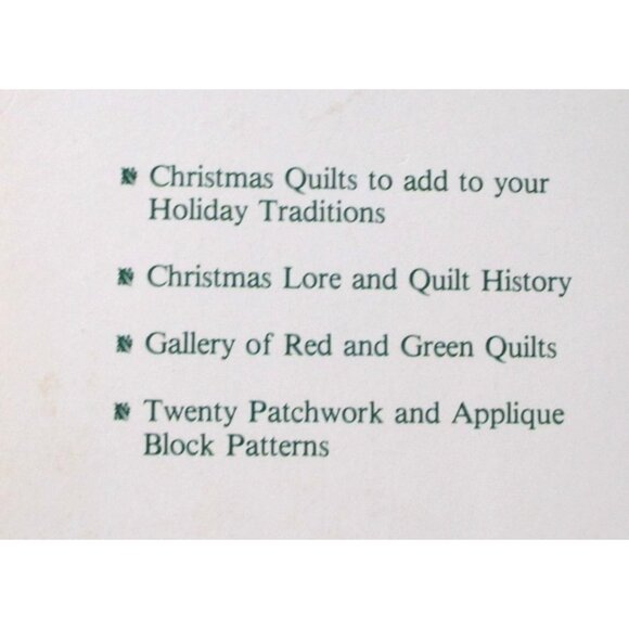 Christmas Quilts By Marsha McCloskey - 20 Patchwork & Applique Block Patterns - Picture 3 of 4